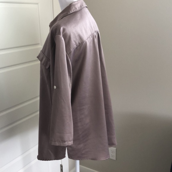 Chico bronze satin blouse - Picture 3 of 14